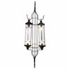 Eminently Decorous Carriage Lantern Wall Sconce