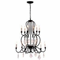 Opulently Dramatic Chandelier