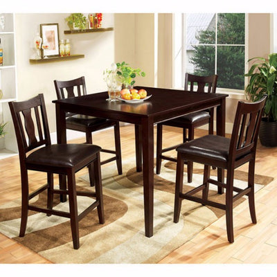 Severe Five Counter Table Set, Espresso