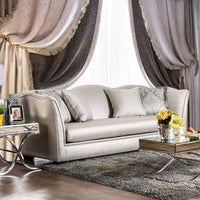 Silver Finish Sofa