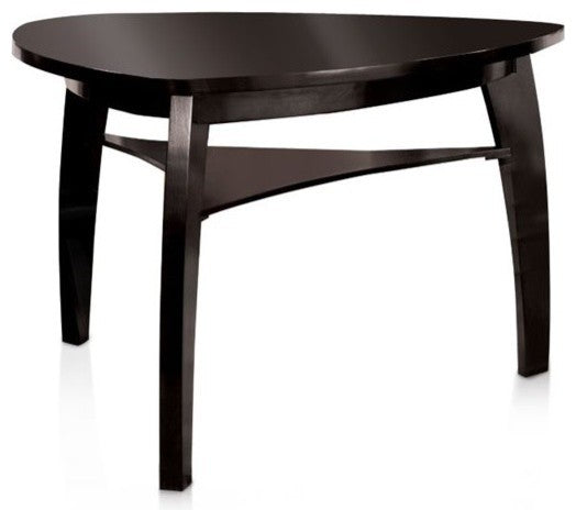 Contemporary Style Counter Height Table, Black