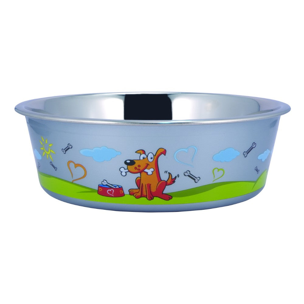 Multi- Print Stainless Steel Dog Bowl