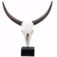 Wild & Beautiful Cow Skull, Resin