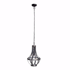 Well Designed Iron Lantern 1-Light Pendant