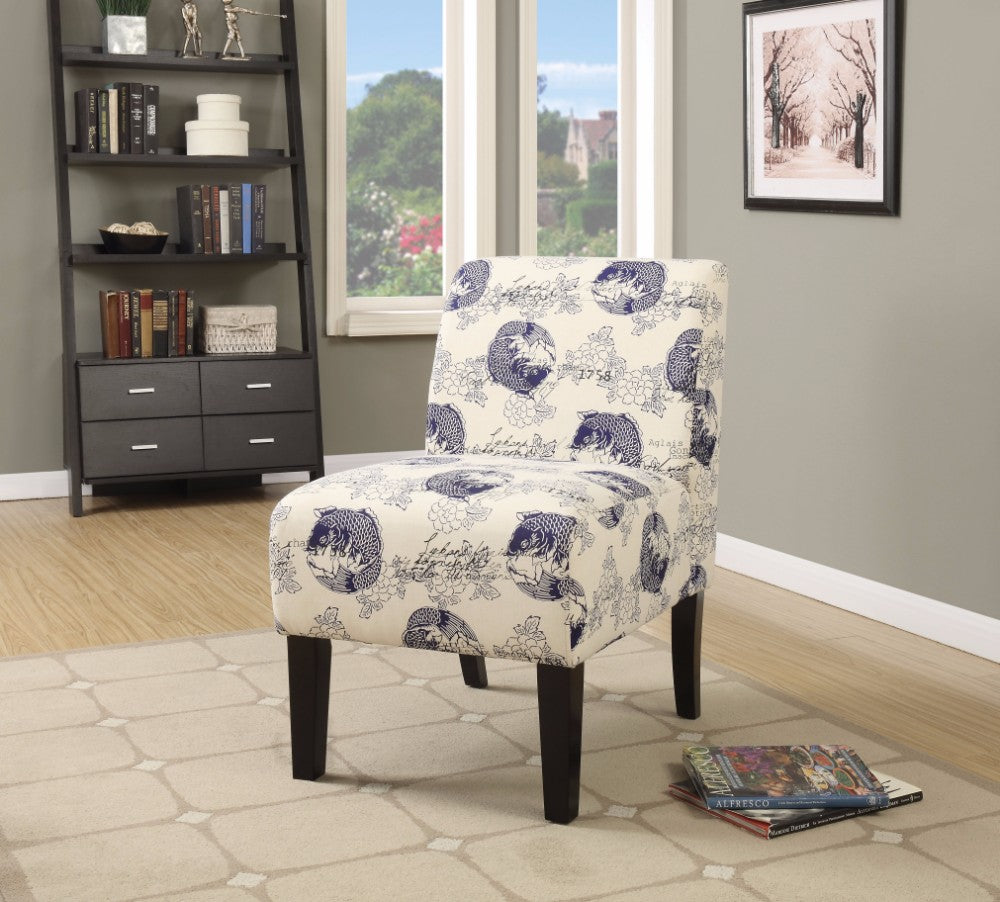 Accent Chair, Pattern Fabric