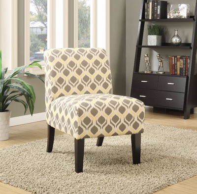 Accent Chair, Pattern Fabric