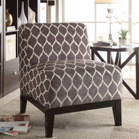 Contemporary Accent Chair, Gray