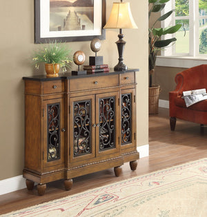 Console Table, Oak Brown