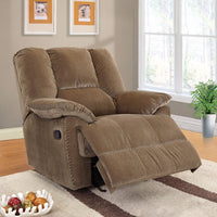 Glider Recliner, Sage Corduroy