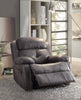 Recliner , Gray   Microfiber