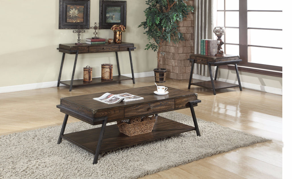 Smart Coffee Table, Weathered Dark Oak