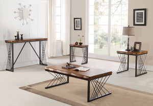 Impressive Coffee Table, Antique Oak & Black