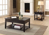 Traditional Looking Coffee Table with Lift Top, Black