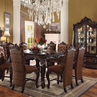 Splendid Counter Height Table With Square Top, Cherry Oak