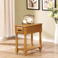 Enchanting Side Table, Light Oak Brown