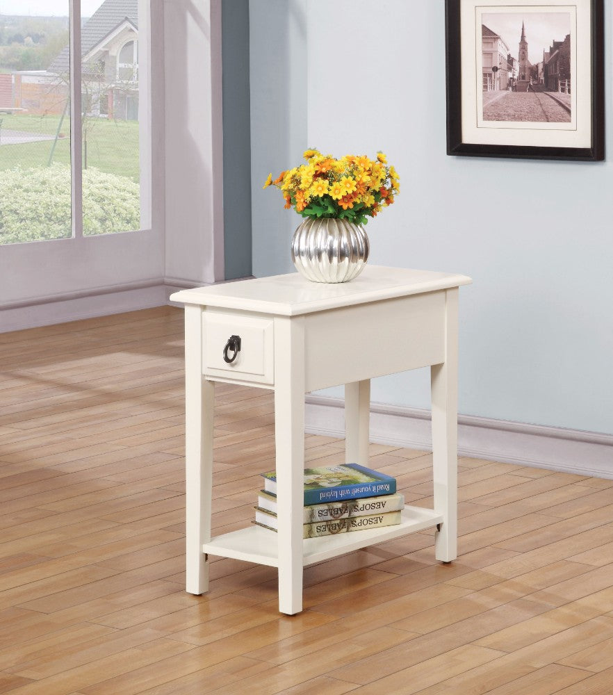 Smart Looking Side Table, White