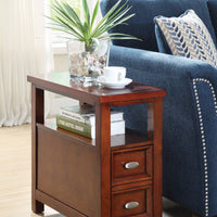 Astonishing Side Table, Cherry Brown