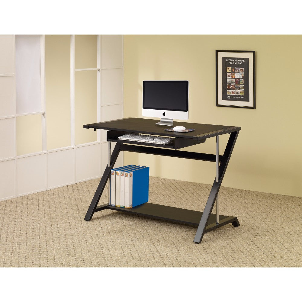 Exquisite Contemporary Computer Desk, Black