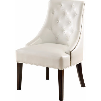 Utterly Classy Accent Chair, White