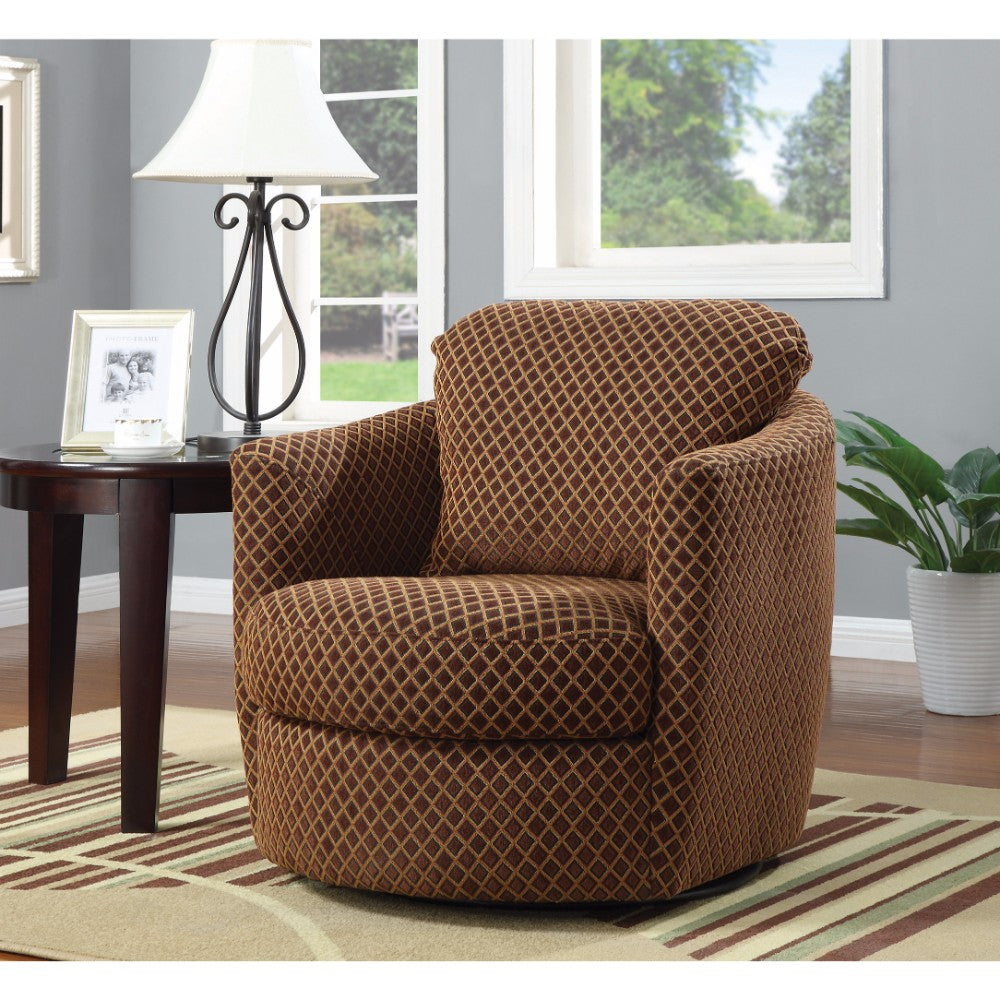 Traditionally Designed Accent Chair, Brown