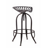 Splendid Tractor Seat Adjustable Metal Bar Height Stool, Black