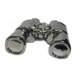 Amazingly Designed Decorative Ceramic Binocular, Silver