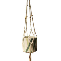 Splendid Hanging Ceramic  Planter, Multicolor