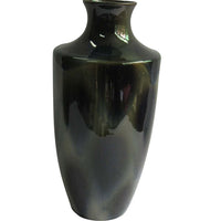 Voguish Ceramic Decorative Vase, Green