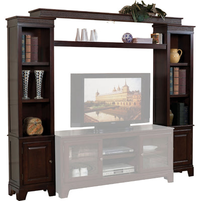 Grand Entertainment Center, Merlot  Brown