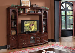 Entertainment Center, Cherry Brown