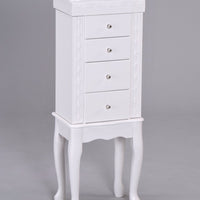 Classy Jewelry Armoire, White