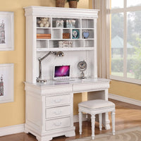 Computer Hutch, White