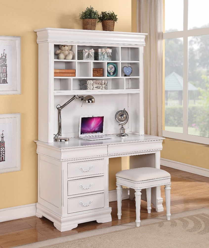 Computer Hutch, White