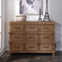 Capacious Wooden Dresser, Antique Oak