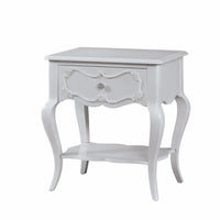 Well-designed Wood Nightstand, Grey