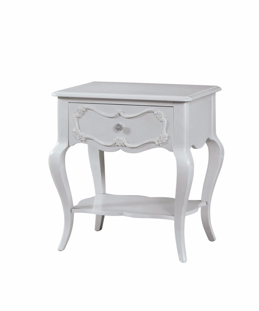 Well-designed Wood Nightstand, Grey