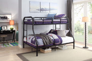 Twin-Full Bunk Bed, Black