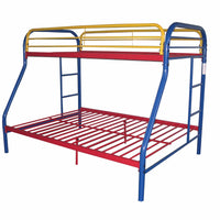 Twin-Full Bunk Bed, Rainbow