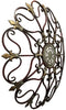 Fabulous Metal Wall Decor with Intricate Design, Bronze