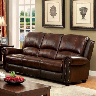 Top Grain Leather Sofa, Brown