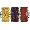 Metal Wall Decor, Yellow, Brown And Orange