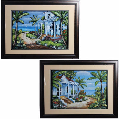 Assortment Of 2 Beautiful Wall Art Decor, Multicolor