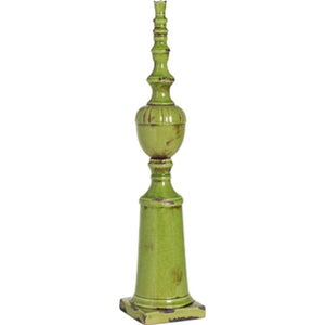 Traditional Ceramic Spire, Medium, Green