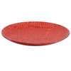 Stoneware Decorative Plate ,Red