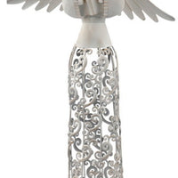 Metal And Resin Angel Figurine, White