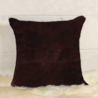 18" X 18" X 5" Natural Sheepskin Pillow