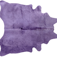 72" x 84" Purple, Cowhide - Rug