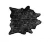 72" x 84" Black and Gold Cowhide - Area Rug