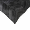 18" x 18" x 5" Black And Natural Pillow