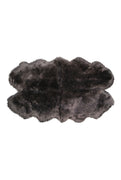 4' X 6' X 2' Chocolate Quattro Sheepskin Area Rug